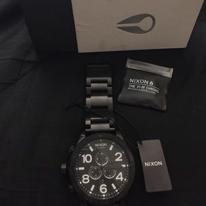 Men’s Black Nixon Watch